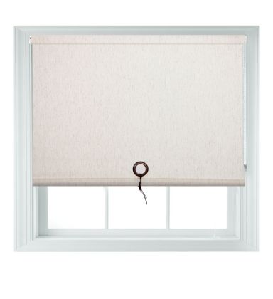 Luxury Linen Roller Blinds With Eyelet